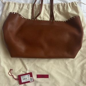 Valentino Rockstud Leather Tote